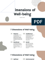7 Dimensions of Well-Being, 7 Habits of Highly Effective People, and Stress Management