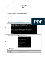 HandsOut SQL