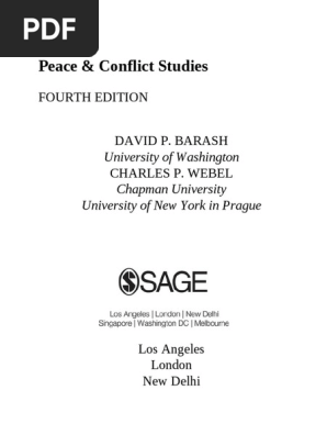洋書 PEACE&CONFLICT STUDIES fourth edition Peace and Conflict Studies: Barash, David P., Webel, Charles