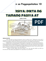 ESP 10 Aralin 3 Dikta NG Tamang Pasiya at Kilos