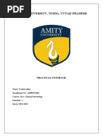 Amity University Final Practical File