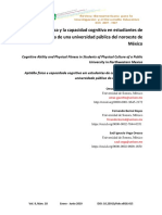 La Aptitud Fisica y La Capacidad Cognitiva en Estu