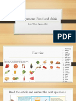 Assignment Food and Drink