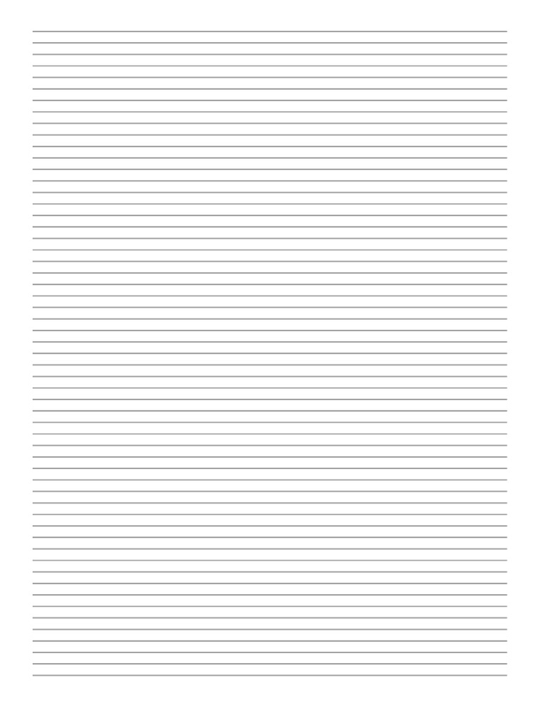 Linhas de Escrever para Imprimir | PDF