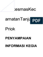 Puskesmaskec Amatantanjung Priok: Penyampaian Informasi Kegia