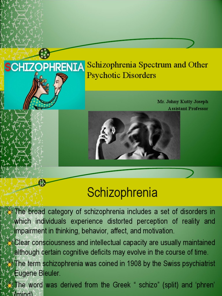 Schizophrenia - Other Psychotic Disorders | PDF | Schizophrenia | Psychosis