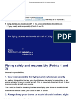 Flying Safely and Responsibly - UK Civil Aviation Authority