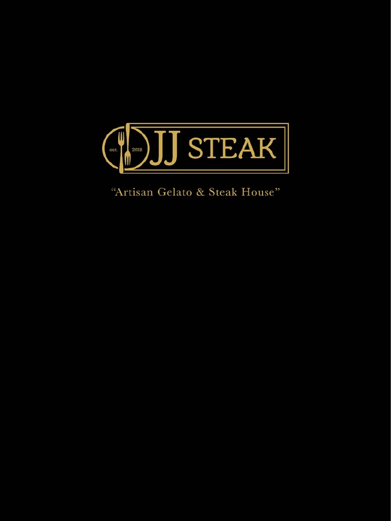Menu JJ Steak PDF