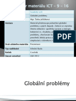 16 ICT - 9-16 Globální Problémy