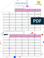 Horarios, Calendarios y Más