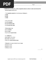 ECA2+ Tests Language Test 8C 2018