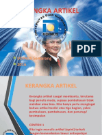 Kerangka Artikel