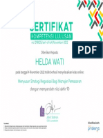 Helda Wati: Diberikan Kepada