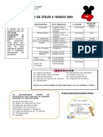 4° Lista de Utiles 2023