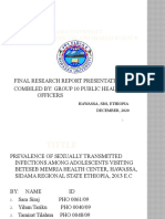 Research On Prevalence of Sexual Transmitted Infection Among Adolescence Visiting Family Guidance Health Centre 2013