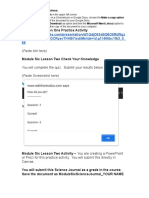 Module Six Science Journal