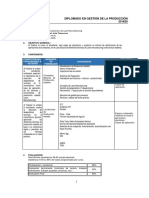 Sílabo - Fundamentos de Lean Manufacturing