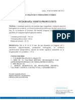 Ecografia Vesico Prostatico - Alfredo Francisco Fernandez Torres (Con Formato)