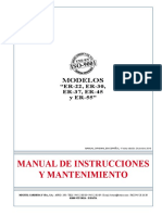 MANUAL DE INSTRUCCIONES Y MANTENIMIENTO