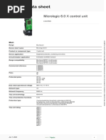 Micrologic 6.0 X Control Unit Datasheet | PDF | Alternating Current ...