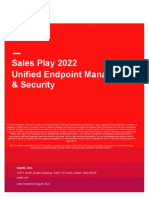 Unified Endpoint Management and Security 2022