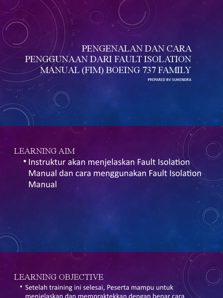 Pengenalan Dan Cara Penggunaan Dari Fault Isolation Manual 15 Menit PDF