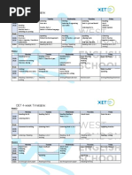 OET 4wk Timetable Afternoon