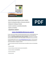 Simulado Questões Concurso Prefeitura do RJ 2011