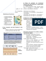 Electrical Properties of Membranes - Cell Mol Bio Lecture