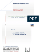 Análisis de Energía en Sistemas Cerrados