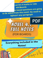 Novel 1 Notes