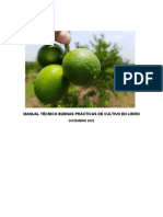 Manual Técnico Buenas Prácticas de Cultivo en Limón