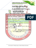 Certificado de Trabajo Paty