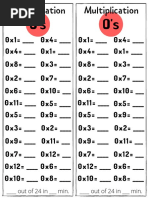 Multiplication Worksheets