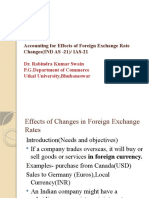 IND As - 21 Foreign Exchange Change Effects