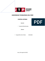 Tarea Calificada 1 Control Interno