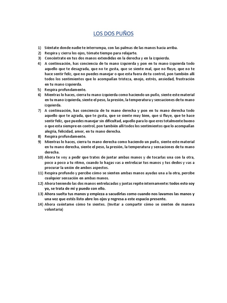 Los Dos Puños | PDF