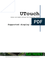 UTouch Supported Display Modules