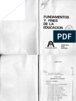 Fundamentos y Fines de La Educaciã N - Ruiz Sanchez