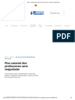 MEC Vai Reajustar Piso Salarial Dos Professores - Educador Brasil Escola