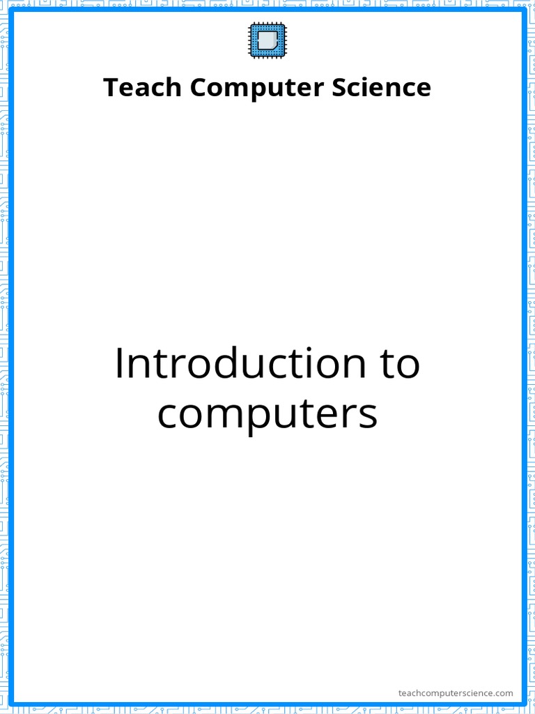 Introduction to computers igcse cs pdf