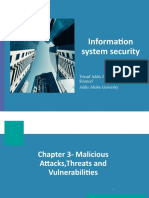 Chapter 3 - Risks, Threats and Vulnerabilities