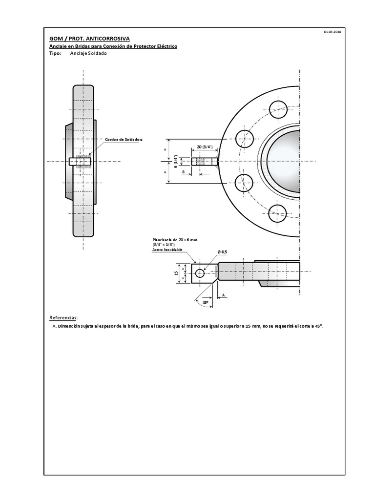 Vía Chispa Anclaje Bridas Pdf