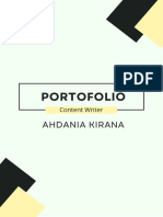 CV&Portofolio (Ahdania Kirana)