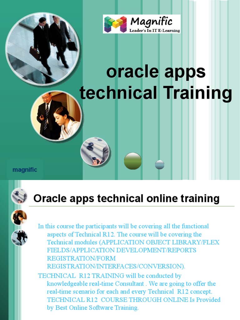 Oracle Apps Technical R12 Online Training | PDF | Computers