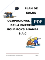 Plan de Salud Ocupacional