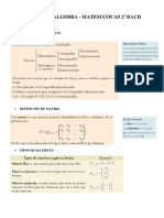 Matemáticas II - Álgebra y Geometría