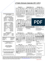 Shelton CT Public Schools Calendar 2011-2012