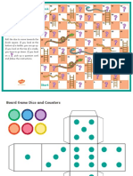 Snakes and Ladders Conversation Game