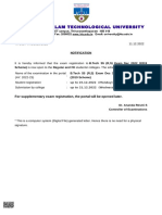 013 Notification-B TechS5 (R, S) ExamDec2022 (2019scheme)